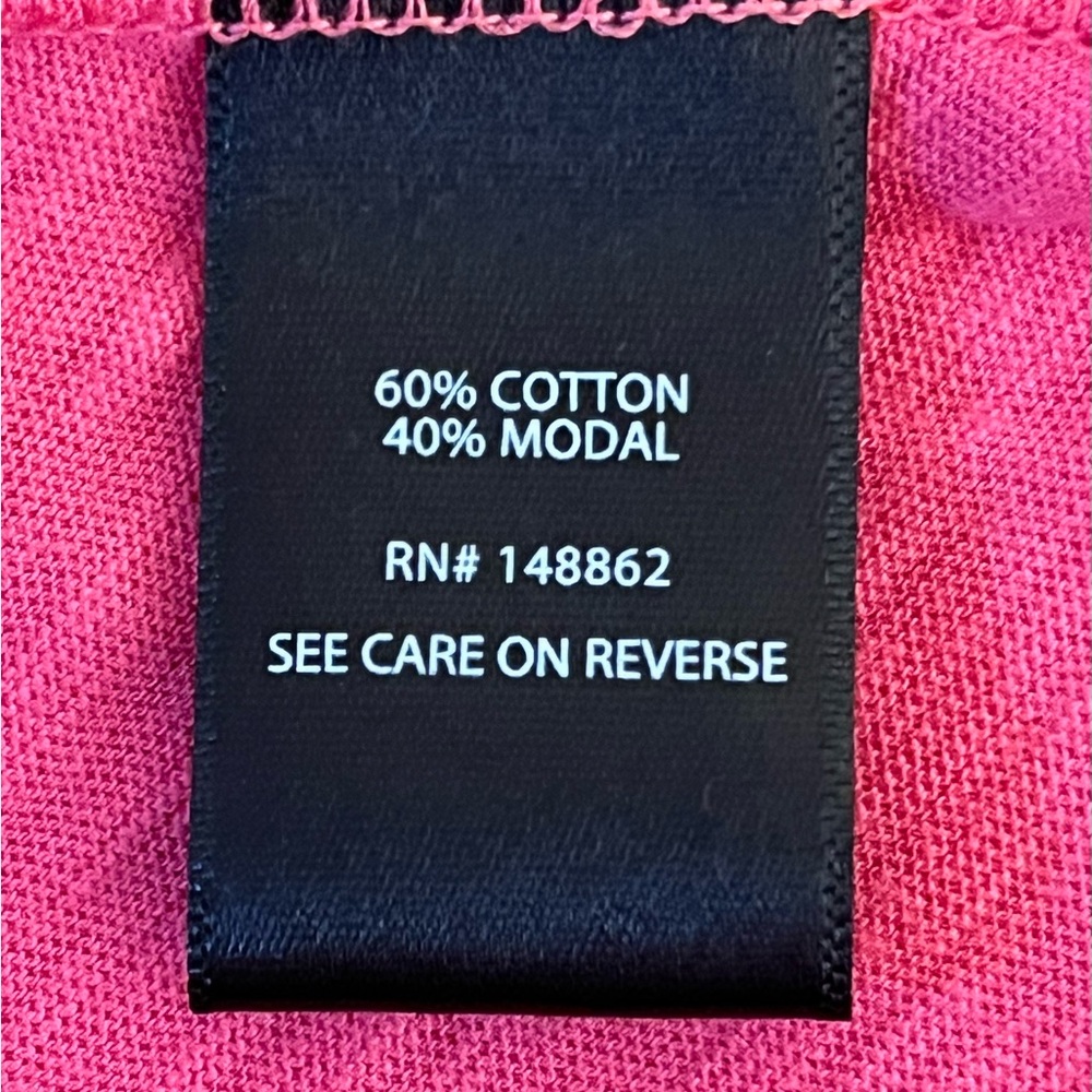 NWT- Torrid Cotton Modal Slub Surplice Faux Wrap Top - Honeysuckle pink - Sz 2X - Picture 9 of 14
